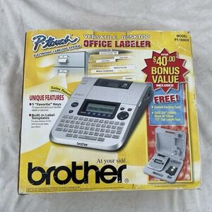 Brother P-Touch Versatile Desktop Office Labeler PT-1830VP Open Box